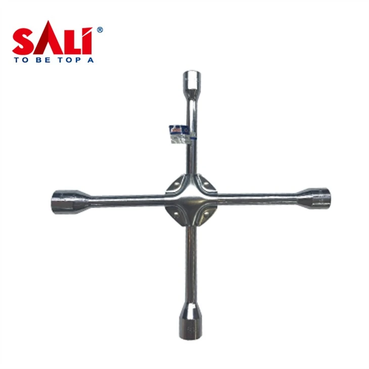 SALI 4 Way Cross Wrench Brace Socket Remover Car Wheel Repair Tool For Car Tire Replacement (17/19/21/23)
